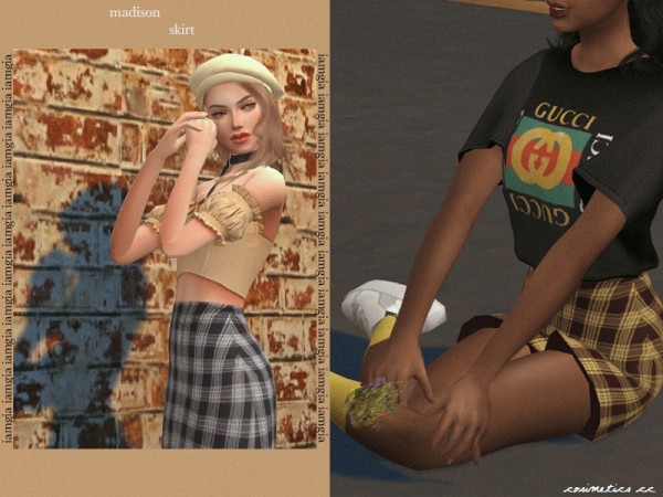  The Sims Resource: Madison Skirt by cosimetics