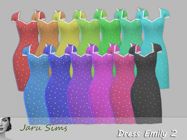  The Sims Resource: Dress Emily 2 by Jaru Sims