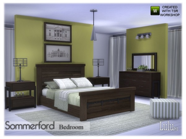  The Sims Resource: Sommerford Bedroom by Lulu265