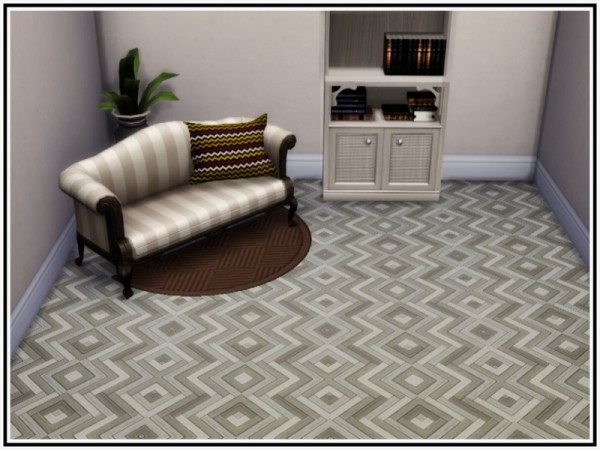  The Sims Resource: Inlaid Parquetry Flooring by marcorse