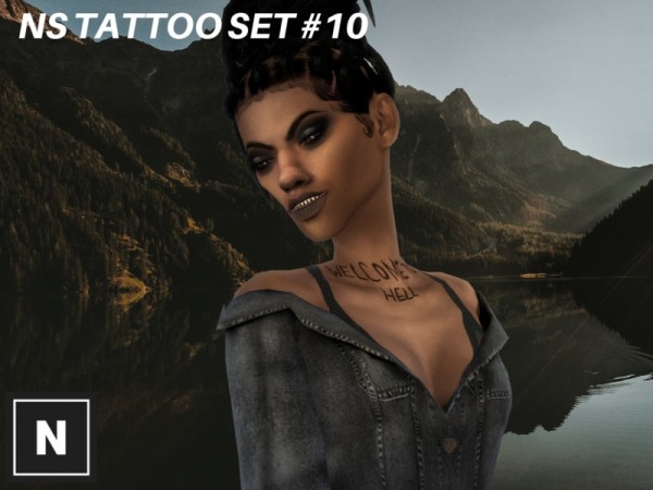  The Sims Resource: Tattoo set 10 Woods by networksims