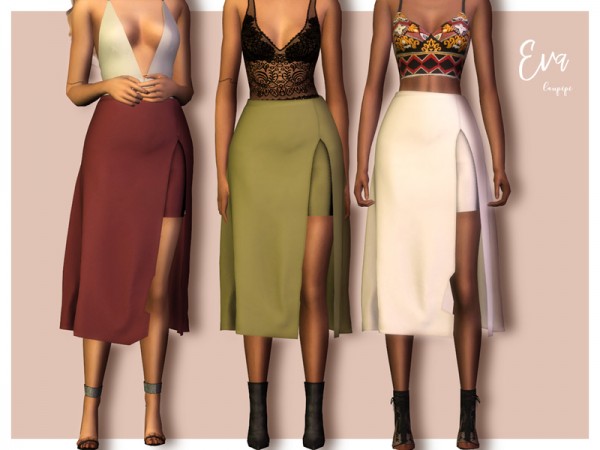  The Sims Resource: Eva skirt by Laupipi
