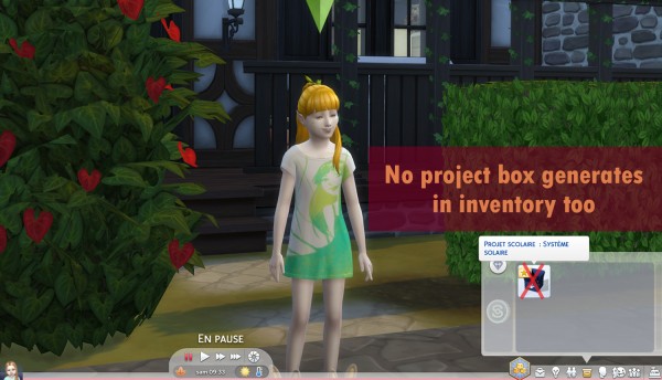  Mod The Sims: No more school project box by Nova JY