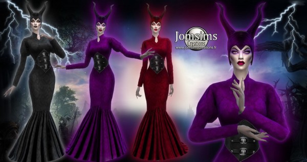  Jom Sims Creations: Sorcera Set Dresses