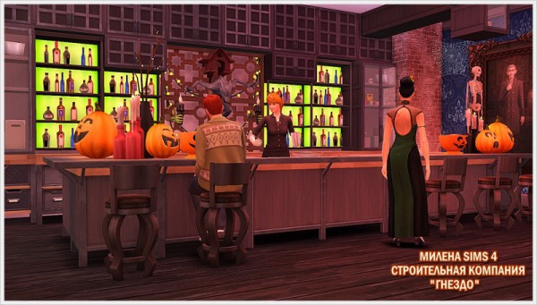  Sims 3 by Mulena: Karaoke terrible night Halloween