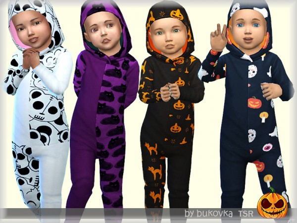  The Sims Resource: Jumpsuit Halloween by bukovka