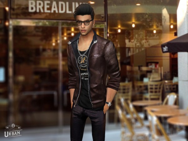  Hoanglap Sims: Urban Jacket and typo shirt