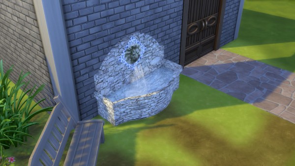  Mod The Sims: The Leao XV Foutain with animated waterfall by eletrodj