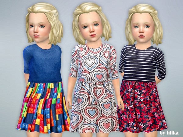  The Sims Resource: Toddler Dresses Collection P75 by lillka