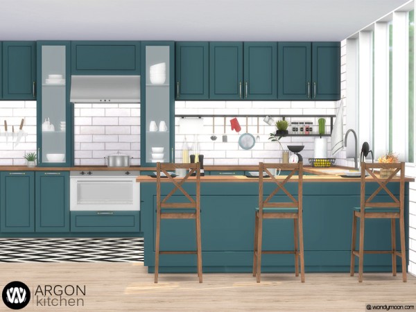  The Sims Resource: Argon Kitchen by wondymoon