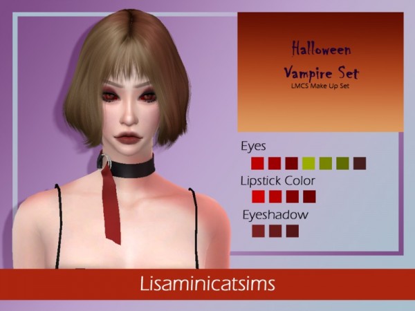  The Sims Resource: Halloween Vampire Set by Lisaminicatsims