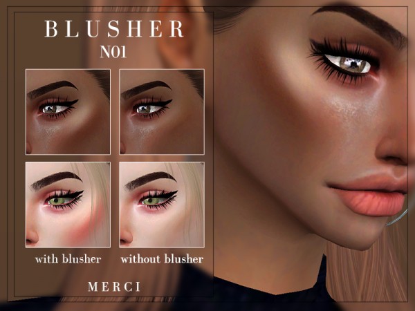  The Sims Resource: Blusher N01 by Merci