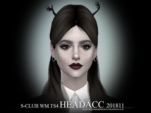  The Sims Resource: Headacc 201811 by S Club