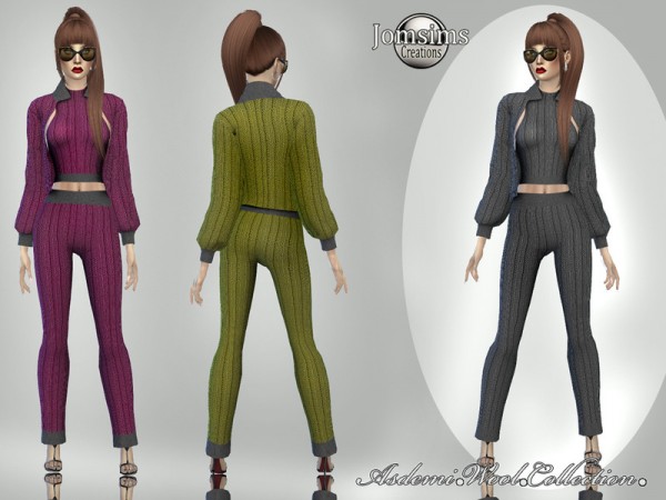  The Sims Resource: Asdemi wool outfit 2 by jomsims