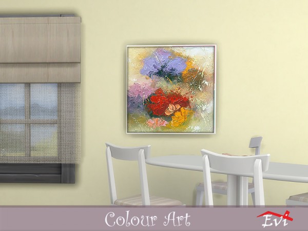  The Sims Resource: Color art paints by evi
