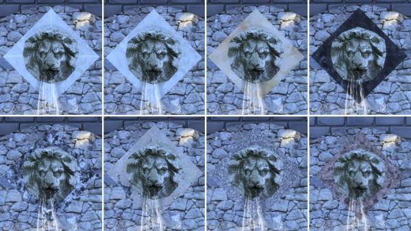  Mod The Sims: The Leao XV Foutain with animated waterfall by eletrodj