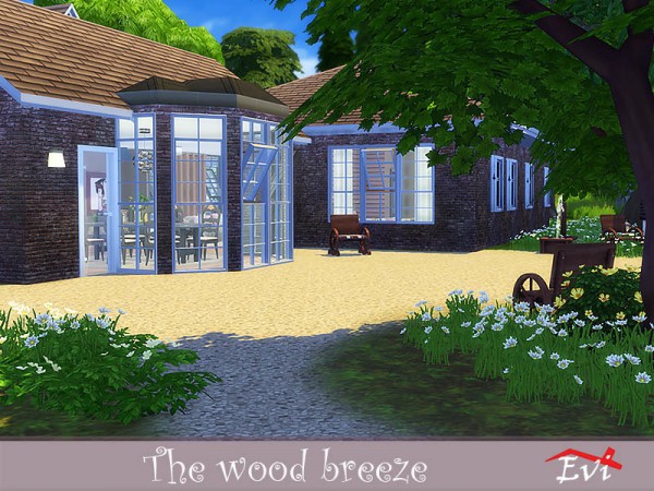  The Sims Resource: The wood breeze house by evi