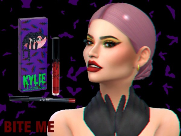  The Sims Resource: Bite Me Lipstick by Kylie Cosmetics