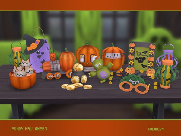  The Sims Resource: Funny Halloween by soloriya