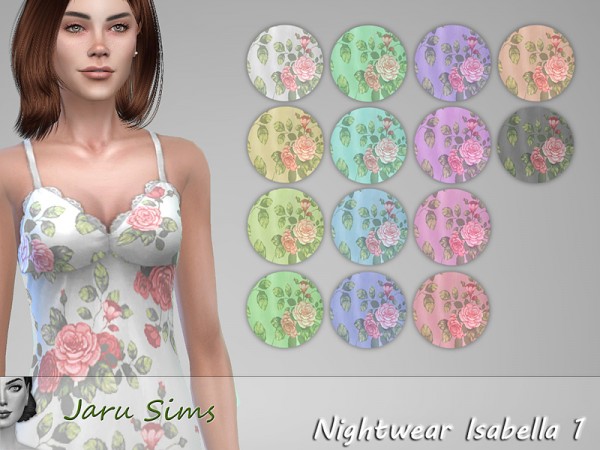 The Sims Resource: Nightwear Isabella 1 by Jaru Sims