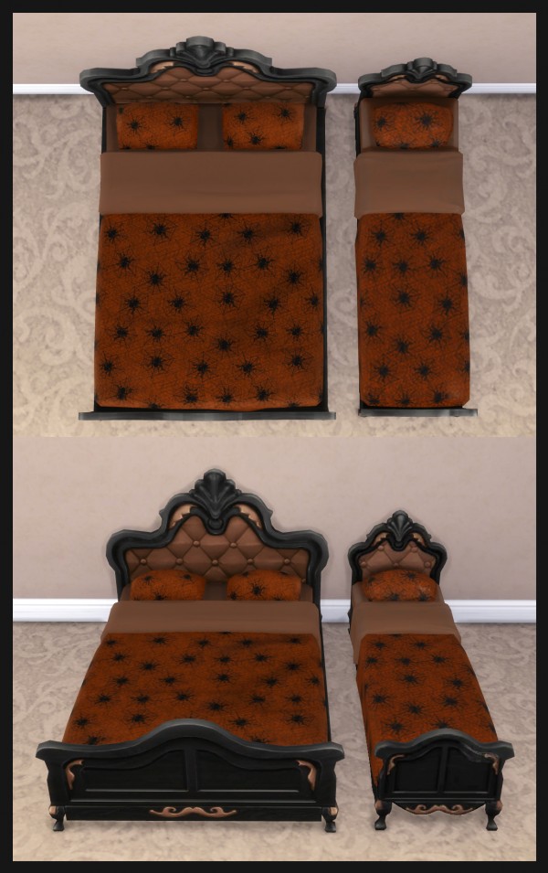  Mod The Sims: 15 Bedroom Items Recoloured by Simmiller