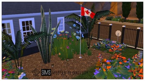  Sims Modern Technology: Flag Set