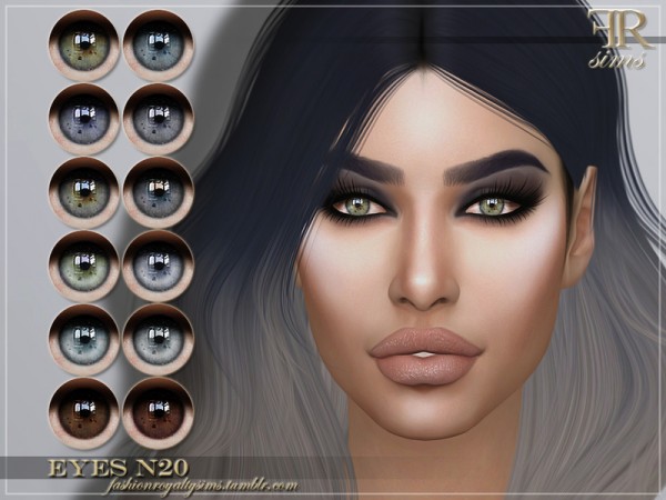  The Sims Resource: Eyes N20 by FashionRoyaltySims