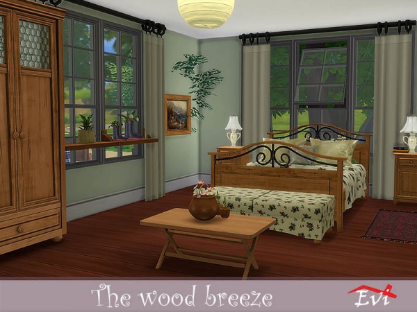  The Sims Resource: The wood breeze house by evi