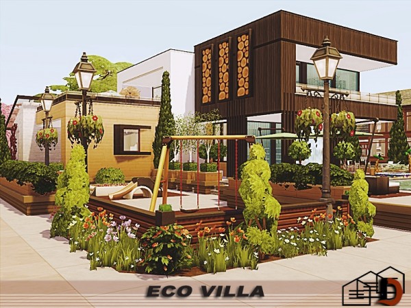  The Sims Resource: ECO villa by Danuta720