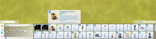  Mod The Sims: Floating Rangoli Candles by Snowhaze