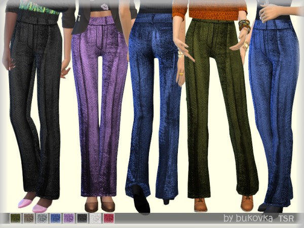  The Sims Resource: Pants Velvet by bukovka