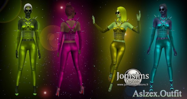  Jom Sims Creations: Aslzex outfit