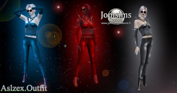  Jom Sims Creations: Aslzex outfit