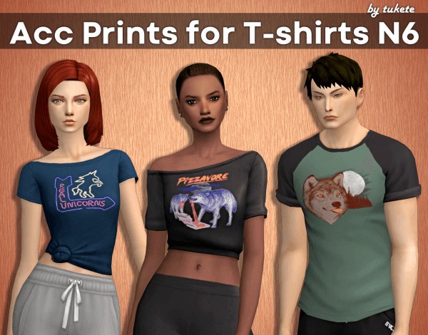  Tukete: Acc Prints for T shirts Part 6