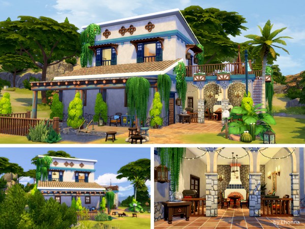  The Sims Resource: La Pausa house by Lhonna