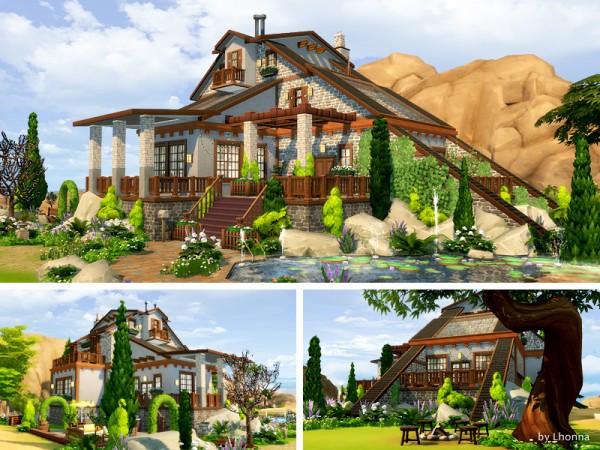  The Sims Resource: New Mountain house by Lhonna