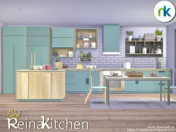 The Sims Resource: Reina Kitchen by nikadema