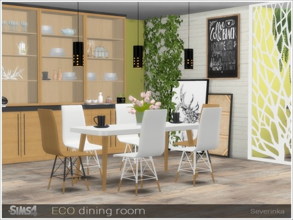  The Sims Resource: ECO diningroom by Severinka