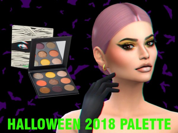  The Sims Resource: Halloween 2018 Palette by Kylie Cosmetics