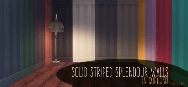  Picture Amoebae: Solid Striped Splendor Walls