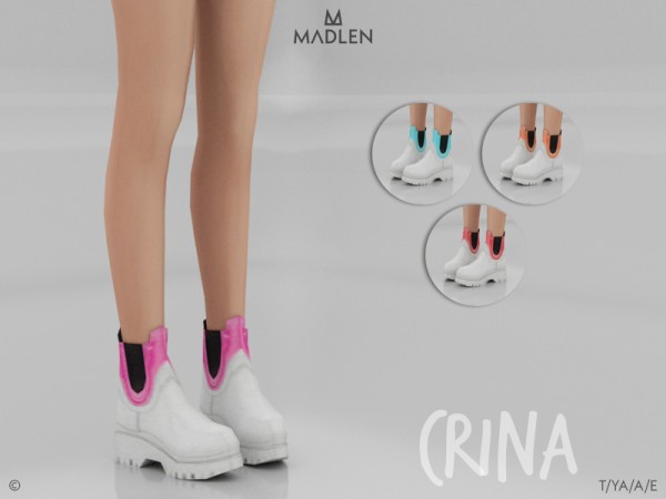  The Sims Resource: Madlen Crina Boots by MJ95