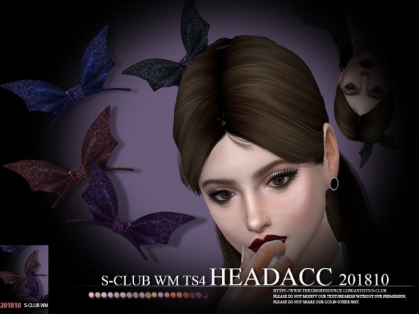  The Sims Resource: Headacc 201810 by S Club