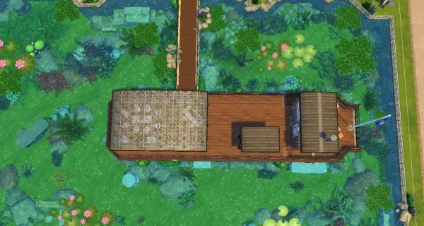  Mod The Sims: A barge for a house ? Welcome home by valbreizh