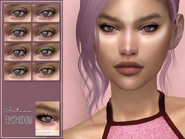  The Sims Resource: Autumn Eyeshadow N.55 by IzzieMcFire