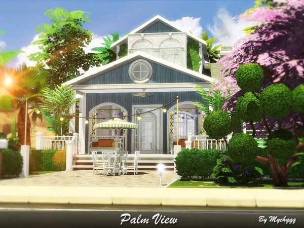  The Sims Resource: Palm View house by MychQQQ