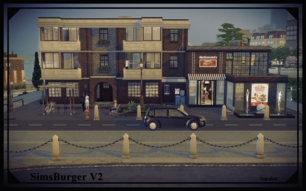  Nagvalmi Home Design: Sims Burger V2