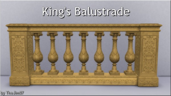  Mod The Sims: Kings Balustrade by TheJim07