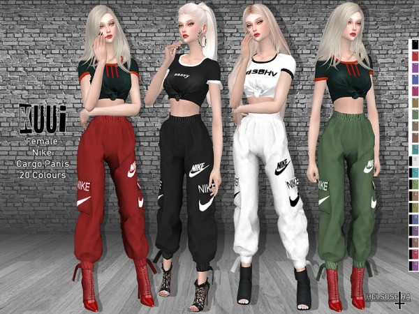  The Sims Resource: KUUI   Cargo Pants by Helsoseira