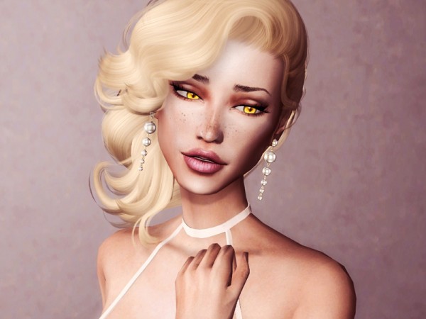 The Sims Resource: Under Sky Earrings by Genius666 • Sims 4 Downloads