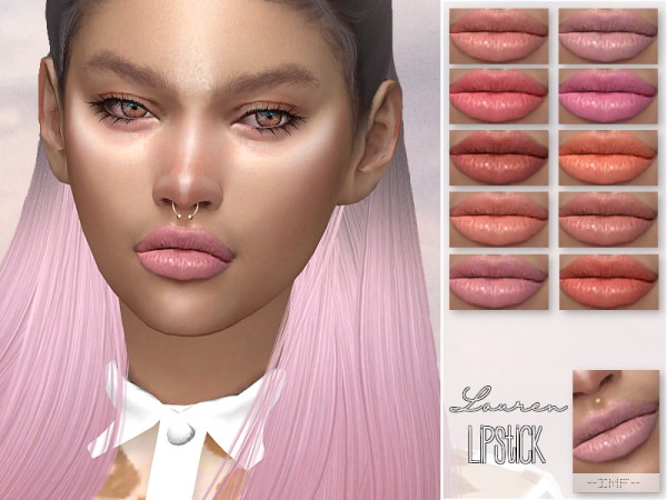  The Sims Resource: Lauren Lipstick N.119 by IzzieMcFire